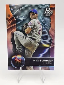 2023 Bowman Platinum Ice Foil #52 Max Scherzer New York Mets  - Picture 1 of 2