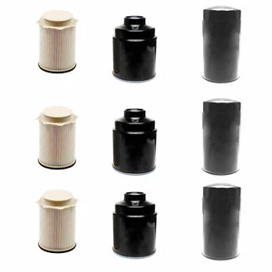 3sets Oil Filter Fuel Filter Kit For Ram 6.7L 13-18 2500 3500 4500 Diesel Engine - Foto 1 di 9