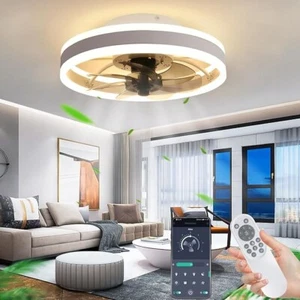 YAETIMIN Dimmable 40W Ceiling Fan with Lights with Remote Control with APP  - Picture 1 of 7