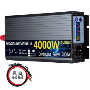 Reiner Sinus-Wechselrichter 12V/24V 230V 3000W-8000W Spannungswandler Inverter - Bild 1 von 28