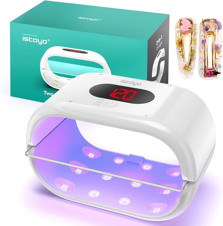 Two-Sided UV Resin Light UV Light for Resin with Digital Display and Longer - image 1 of 4