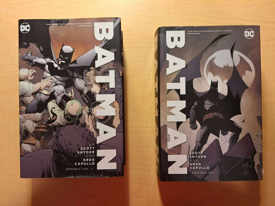 BATMAN by Scott Snyder And Greg Capullo Omnibus Edition Vol. 1 And 2 VGC - Image 1 of 4
