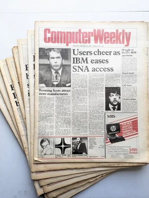 VTG Tech Computer Weekly - IBM's SNA access  - Set of 8 - 1984 - Image 1 of 4