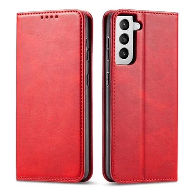 For Samsung Galaxy S26 S25 S24 S23 S22 Ultra Leather Magnetic Flip Wallet Case - Image 1 of 4