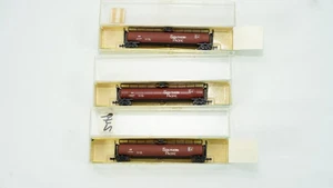 Minitrix N Scale Southern Pacific SP Jumbo Tank Freight Cars 3x 3142 B53 - Picture 1 of 9