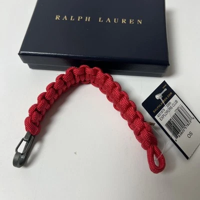 "Bolso de nailon Polo Ralph Lauren Mountain Expedition al aire libre lazo rojo nuevo 8""" Foto 1 de 4