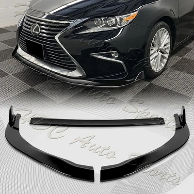 Kit de carrocería de parachoques delantero pintado negro para Lexus ES300H ES350 2016-2018 labio de alerón Foto 1 de 4