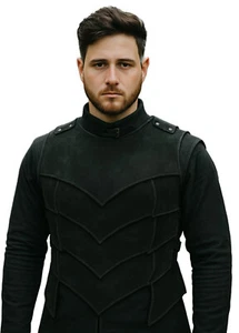 Leather Breastplate Armour Medieval LARP Leather Armor Cosplay Costume - Picture 1 of 12