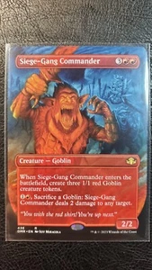 Seige-Gang Commander Borderless Alt Art 436 M PF MTG Dominaria Remastered - Picture 1 of 2