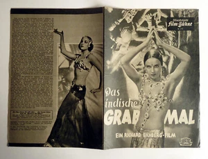 IFB 370 Das Indische Grabmal * FILMPROGRAMM Movie Program LA JANA Kitty Jantzen - Foto 1 di 1