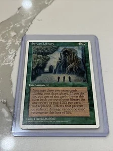 Vtg. 1995 MTG Sylvan Library 4th 1990's Fourth Edition Set Magic the Gathering - Picture 1 of 8
