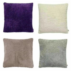 Cushion Covers Extra Soft Teddy Bear Faux Fur Fleece 50cm / 20x20" SET OF 4 - Picture 1 of 4