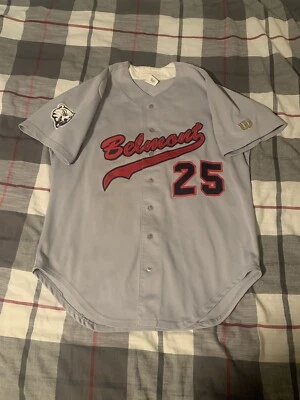 Wilson Belmont Bruins Baseball Jersey Gray Size 46 - Image 1 of 4