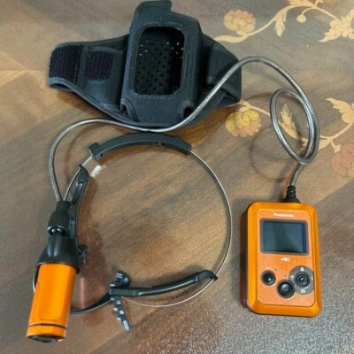 Panasonic HX-A500 Wearable 4K POV Video Camera Orange MicroSD Bluetooth - Image 1 of 3