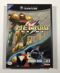 Metroid Prime con Metroid Bonus Prime 2 Echoes Demo (Nintendo GameCube) Sin manual - Imagen 1 de 12