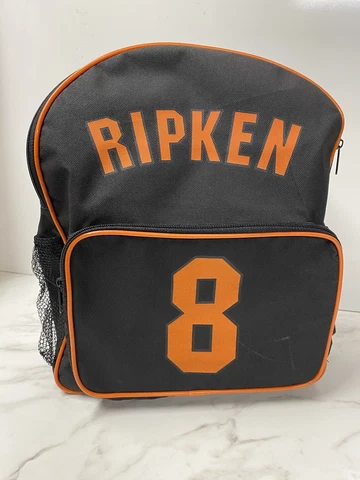 Baltimore Orioles MLB Cal Ripken Jr. 8 Black Backpack School Bag Cover