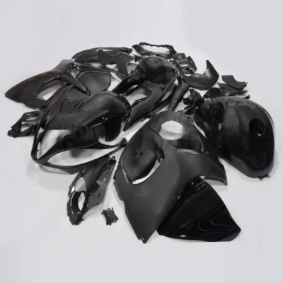 Carenado de fibra de carbono + cubierta de tanque para Hayabusa GSX1300R 2008-2020 kit negro Foto 1 de 4