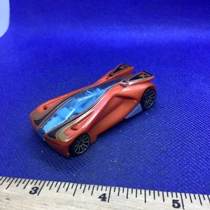 Hot Wheels #117 Track Stars 2007 9/12 Anthracite Orange con ruedas doradas de 10 radios - Imagen 1 de 4