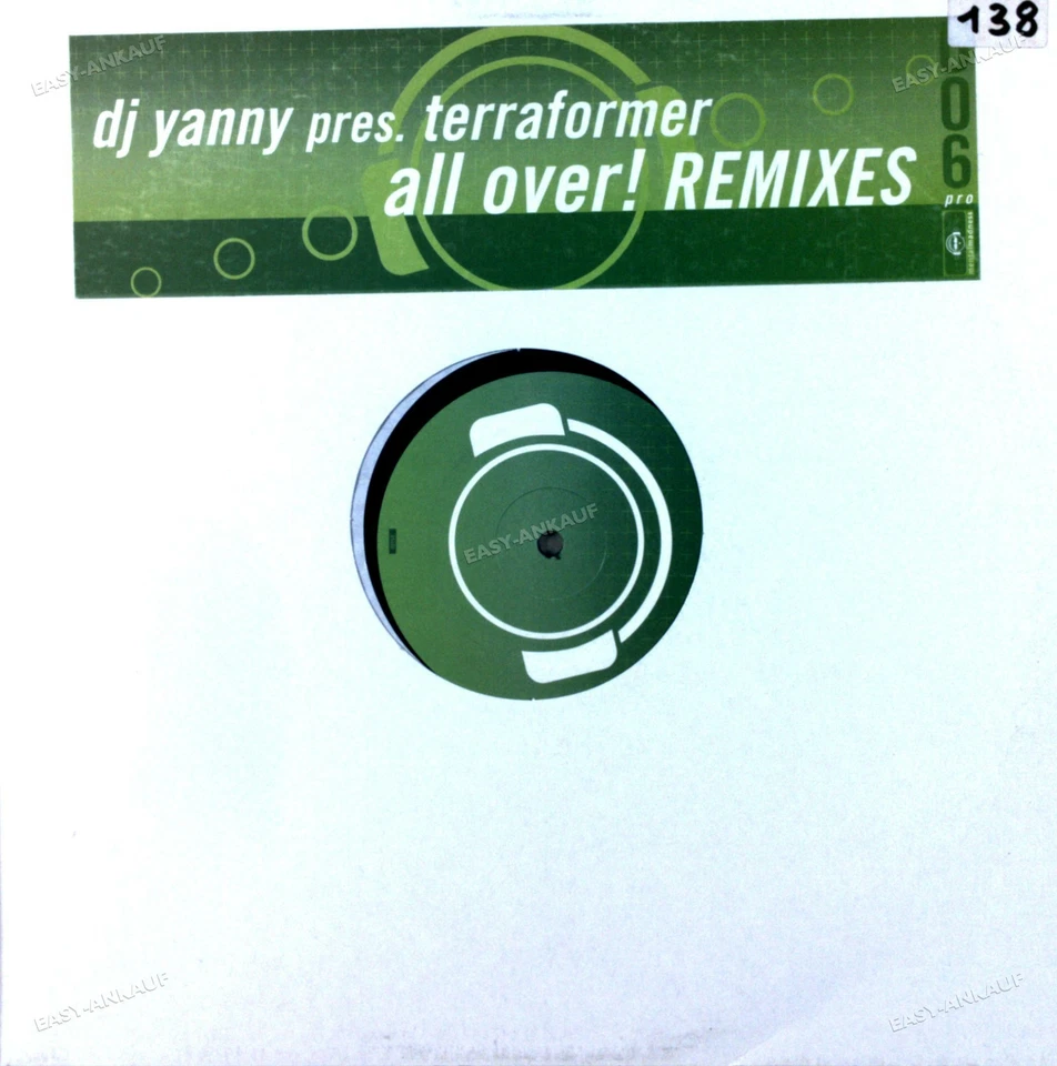 DJ Yanny Pres. Terraformer - All Over! (Remixes) Maxi 2002 (VG+/VG+) ' - Image 1 of 1