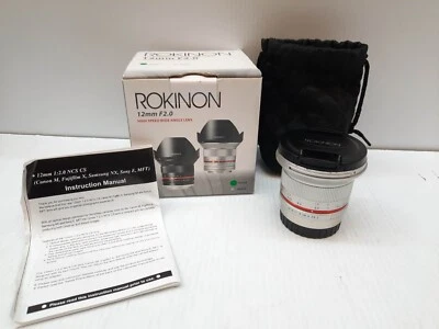 Объектив Samyan/Rokinon 12 мм F/2.0 ультраширокий с ручной фокусировкой Micro Four Thirds T/W - Изображение 1 из 4