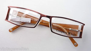 Ausgefallenes Markengestell Damenbrille Metallgestell Federbügel braun Grösse M - Picture 1 of 4