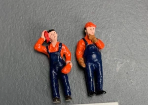 2X O Scale 1/48  Workmen / Construction Figures Painted O2064 LZ - Picture 1 of 3