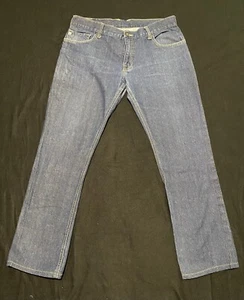 Vintage Jnco Jeans Mens 36x30 Slim Straight 101 Blue Embroidered 100% Cotton - Picture 1 of 14