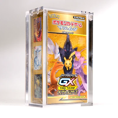 Teca Case in Plexiglass Trasparente Magnetico Box 10 Bustine Pokemon Japanese
