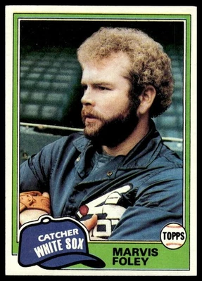 1981 Topps #646 Marvis Foley RC Chicago White Sox - Image 1 of 2