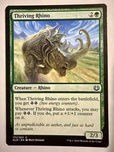 THRIVING RHINO Kaladesh #171 KLD(LP)(MTG) - Picture 1 of 1