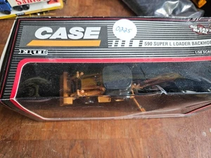 CASE, SUPER LOADER BACK HOE, DIE CAST AND PLASTIC, NEW, SEE PHOTOS FOR DETAILS - Picture 1 of 5