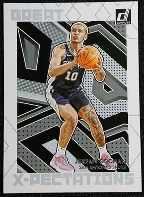 2022-23 Panini Donruss Jeremy Sochan Rookie Spurs Great X-Pectations SP #9 casi nuevo-como nuevo Foto 1 de 2