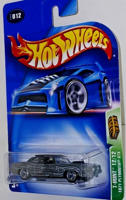 H.W. Super Rare T.H. ( Silver Cuda ) # 12 / 12 - 2003 Mint in Protector . - Image 1 of 4