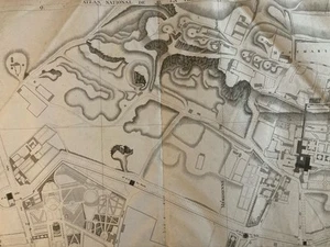 Carte Verniquet 1795 XVIIIe Montmartre Ville De Paris, Gravure Ancien Pl 4 Art - Afbeelding 1 van 14