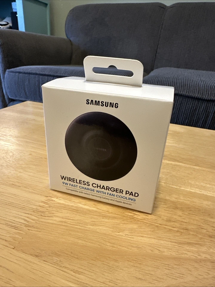 Cargador Inalámbrico Original Samsung Almohadilla 9W Carga Rápida con Ventilador Refrigeración Caja Abierta Foto 1 de 4