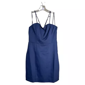 Prom Homecoming Simply Navy Blue Mini  Dress Size Med NWT - Picture 1 of 5