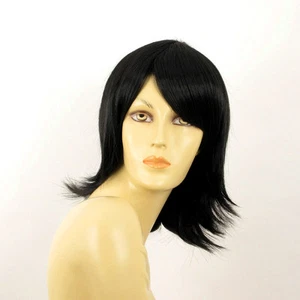 mittellange Perücke für Damen schwarz Ref. KAREN 1B PERUK - Bild 1 von 8