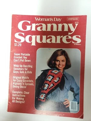 WOMANL'S DAY GRANNY SQUARES NUMBER 5 MAGAZINE - Image 1 of 4