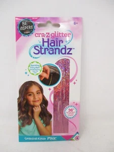 Cra-Z-Art Cra-Z-Glitter Hair Strandz - Shimmering Pink - Picture 1 of 2