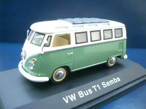 Volkswagen VW T1 Samba Bus Coche a Escala Verde Claro Schuco 1:43 02716 - Imagen 1 de 1