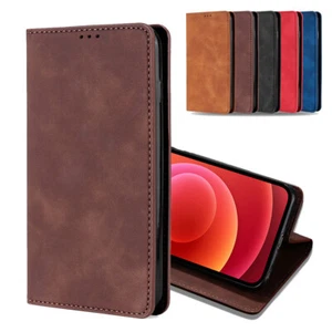 For Samsung A5 A7 S6 Edge + J 3 5 7 2016 Grand Prime Magnetic Flip Wallet Case  - Picture 1 of 17