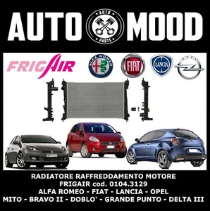 FRIGAIR RADIATORE RAFFREDDAMENTO MOTORE ALFA ROMEO FIAT LANCIA OPEL - Foto 1 di 1