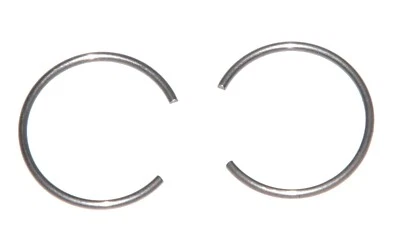 2x Maico MAHLE md50 md125 MC-GS125 Kolben-Drahtsprengring Set Satz Original Neu - Bild 1 von 2