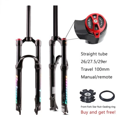 Fahrrad Luft Federung Gabeln 26/27.5/29inch Mountainbike Gabel Vorne MTB Teile - Bild 1 von 4