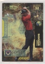 2021 Skybox Metal Universe Champions Gold Spectrum Tiger Woods #50