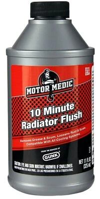 Limpador de descarga de radiador Gunk Motor Medic C1412 10 minutos 11 oz. Produto One Step - Imagem 1 de 3