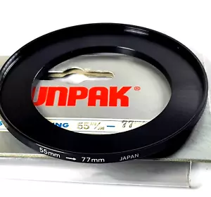 55-77mm Metal Step Up Adapter Ring 55mm Lens to 77mm Filter Converter E55-E77 - Picture 1 of 4