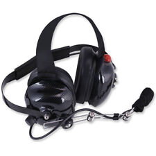 Carbon Fiber Behind The Head Two Way Headset Radios Intercoms Communications