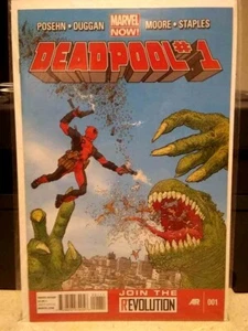 Deadpool 1 NM Marvel 2013 1st Issue Tony Moore Brian Posehn - Picture 1 of 1