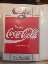 Don Mattingly 1991 Collectors Series Mattinglys’ 23 Coca -Cola Card Series 1-15